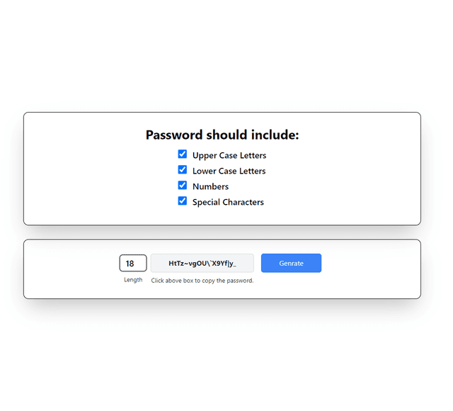 Secure Password Generator